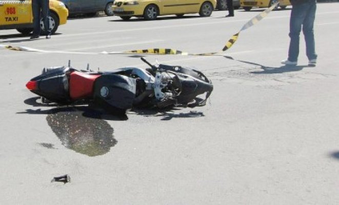 Teribilism tragic pe Aurel Vlaicu: un motociclist este în comă, la spital